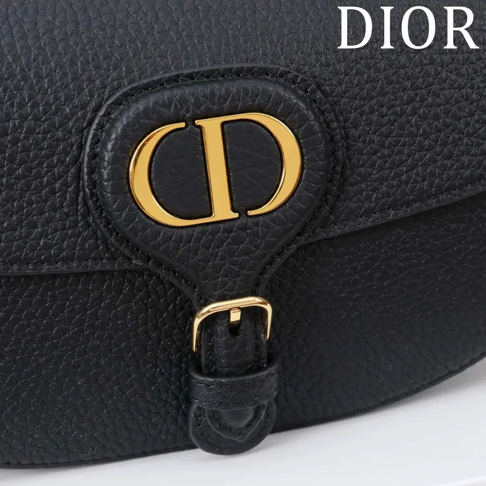Dior Bobby East-West Bag Black Grained Calfskin for Women