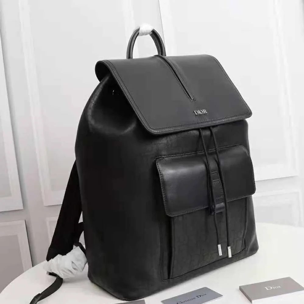 Dior Motion Backpack Black Dior Oblique Galaxy Leather and Smooth Calfskin for Men Dior Motion Backpack Black Dior Oblique Galaxy Leather and Smooth Calfskin for Men