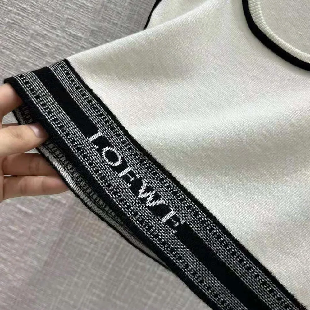 Loewe Cropped Tank Top in Viscose for Women in White