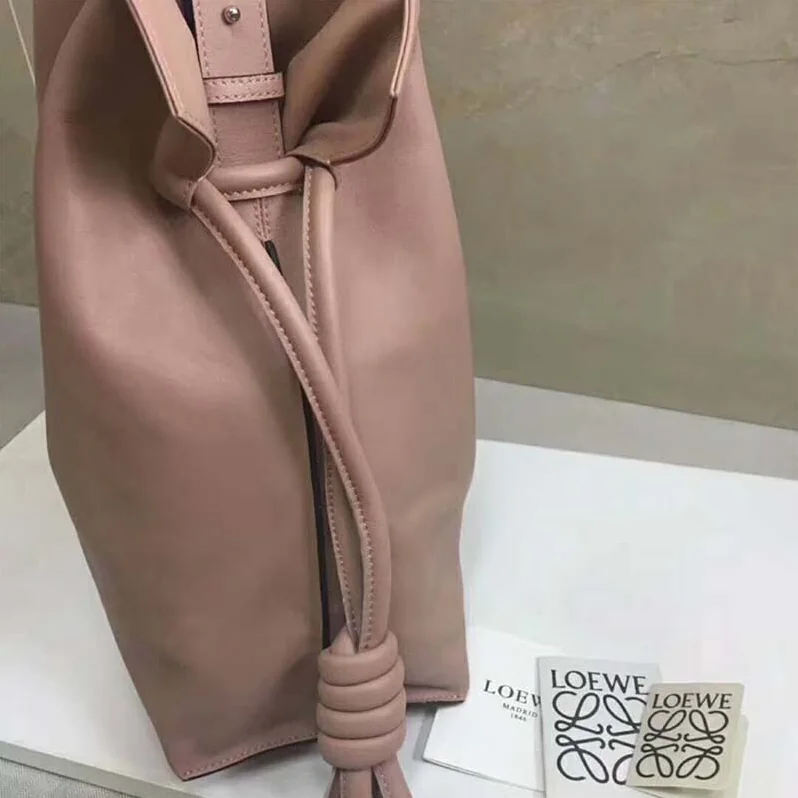 Loewe Flamenco Knot Bag Ash in Nappa Leather for Women Loewe Flamenco Knot Bag Ash in Nappa Leather for Women