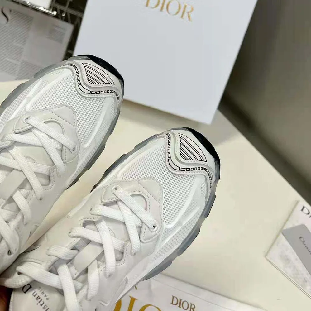 Dior Vibe Sneaker White Technical Fabric Mesh and Rubber for Women Dior Vibe Sneaker White Technical Fabric Mesh and Rubber for Women