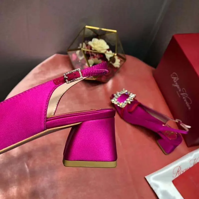 Roger Vivier Broche Vivier Sling Back Pumps 45mm Heel for Women