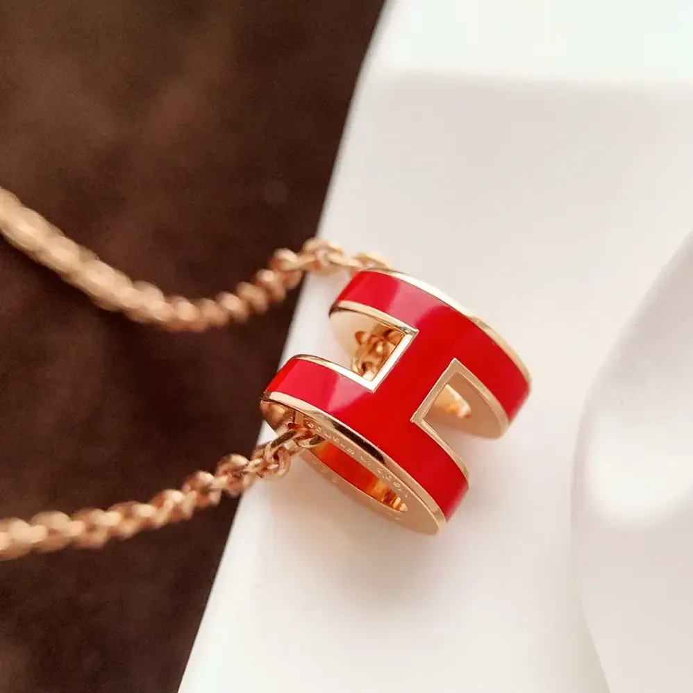 Hermes Mini Pop H Pendant-Red H147992F B7 for Women