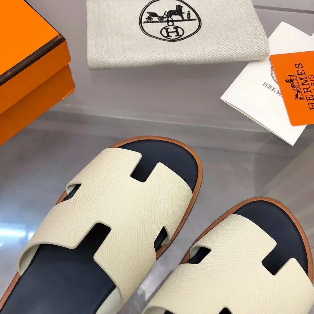 Hermes Oran Sandal White Hermes Oran Sandal White