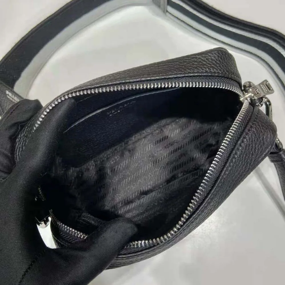 Prada Small Leather Bag for Women in Black Prada Small Leather Bag for Women in Black