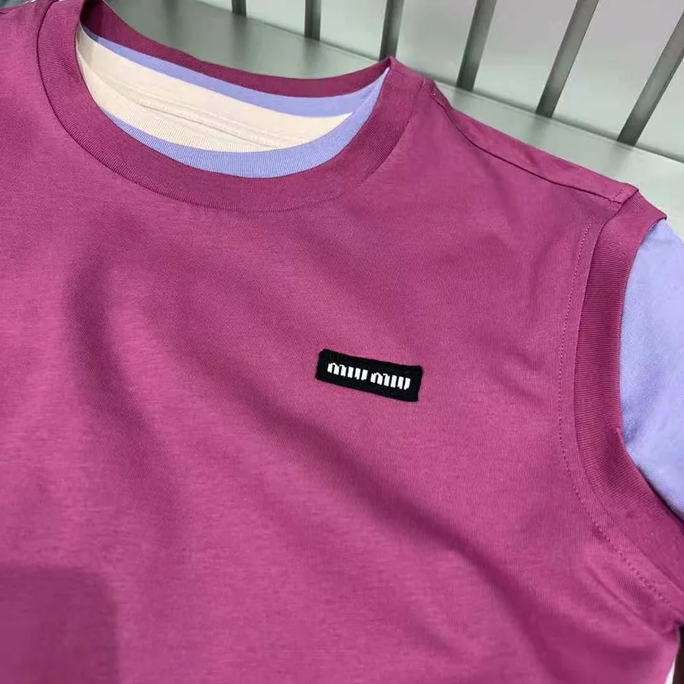 Miu Miu Set of 3 Jersey T-shirts-MJE15_137E_F03NZ for Women