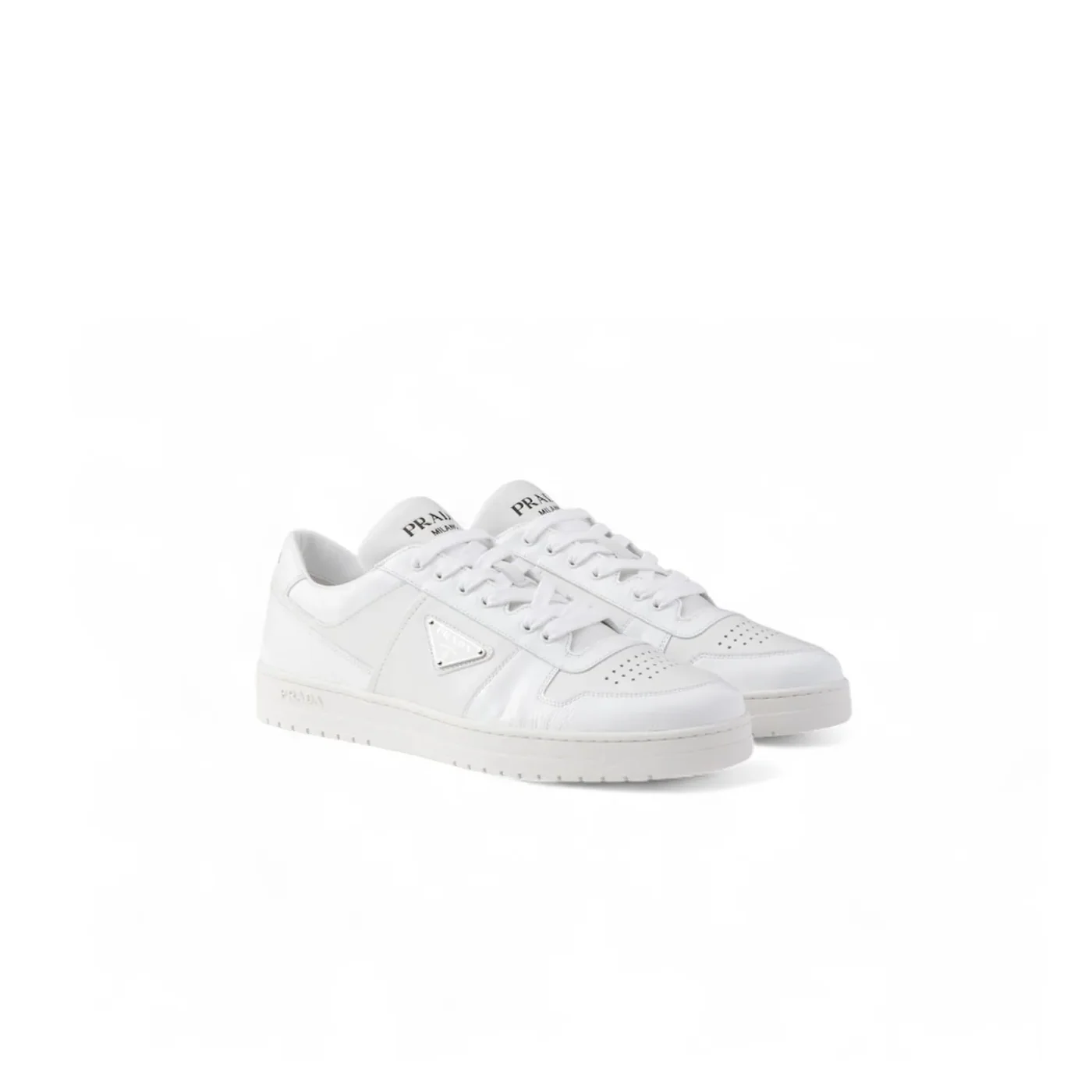 Prada Downtown Leather Sneakers White 2EE364_3LQB_F0009_F_D001 Prada Downtown Leather Sneakers White 2EE364_3LQB_F0009_F_D001