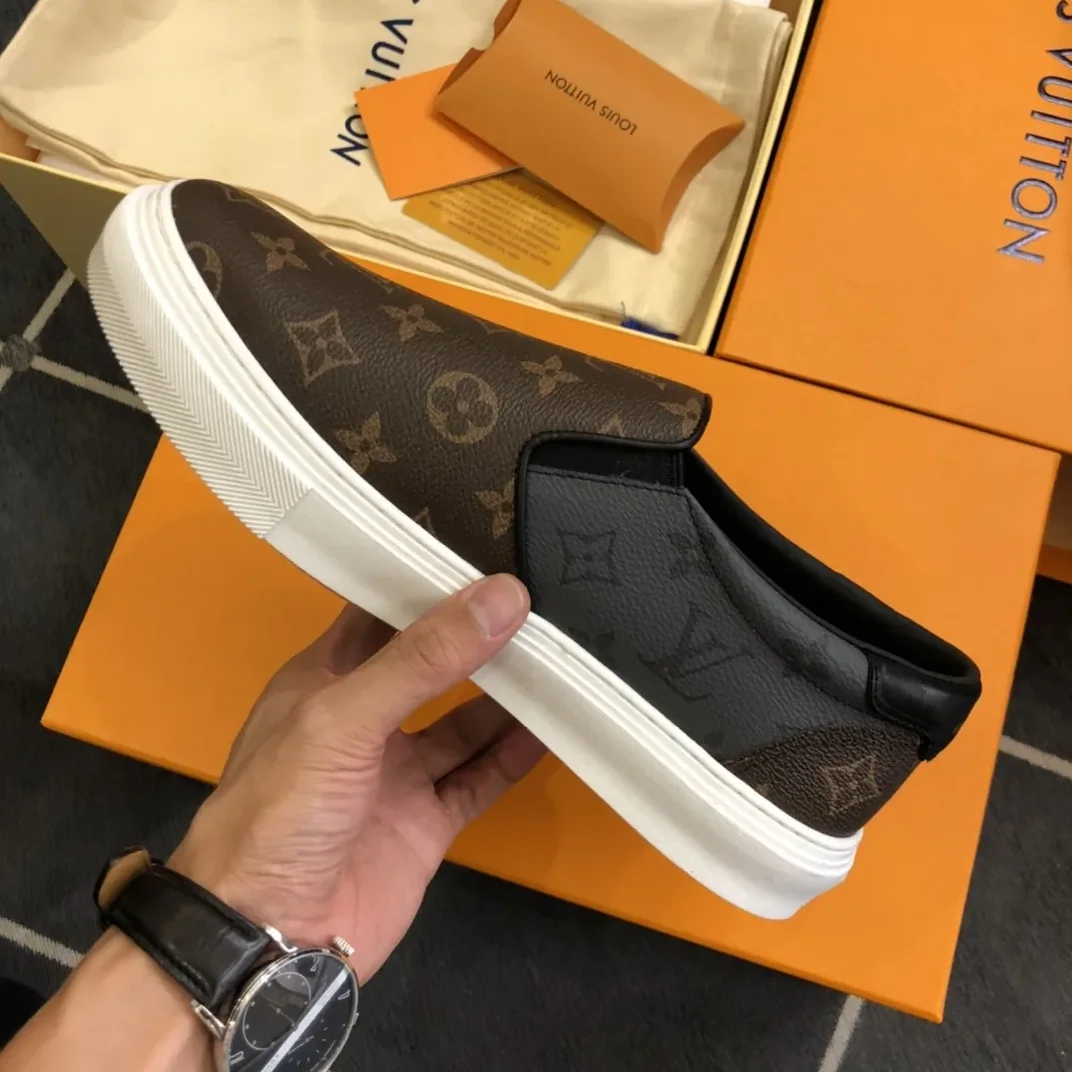 Louis Vuitton LV Slip On Brown