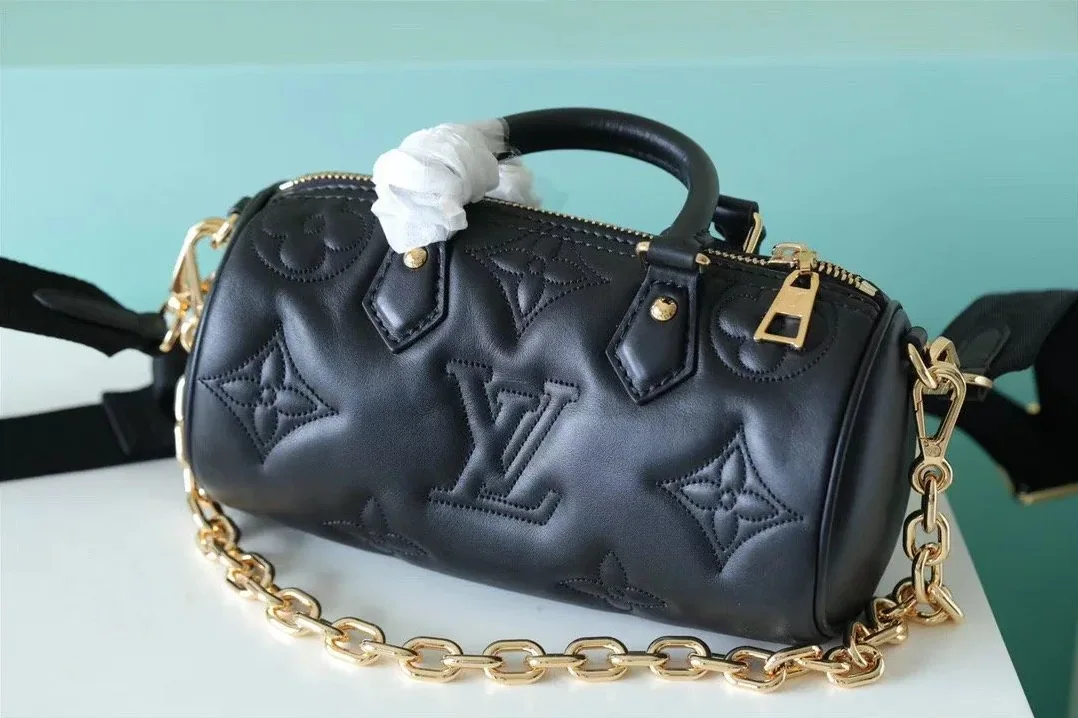 Louis Vuitton Papillon BB Bag Classic Monogram Black LV Louis Vuitton Papillon BB Bag Classic Monogram Black LV