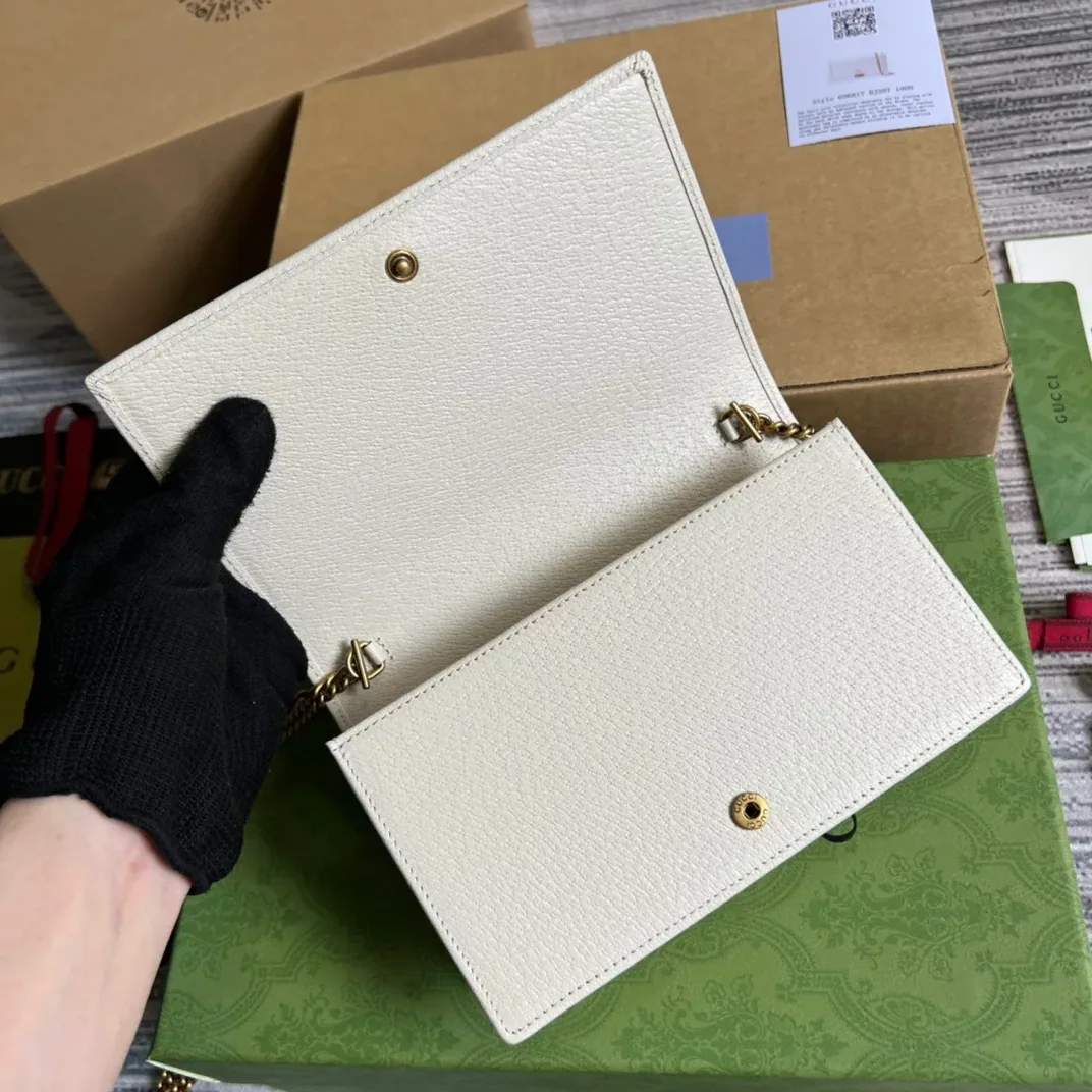 Gucci Diana Mini Bag With Bamboo White , /