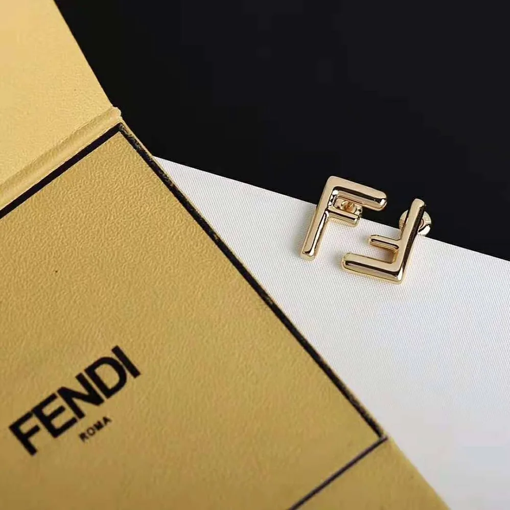 Fendi Small FF Gold for Women in color Earrings Fendi Small FF Gold for Women in color Earrings