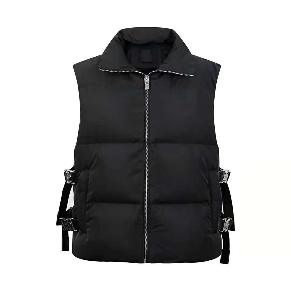Givenchy Sleeveless Puffer Jacket with Metallic Details for Men Givenchy Sleeveless Puffer Jacket with Metallic Details for Men