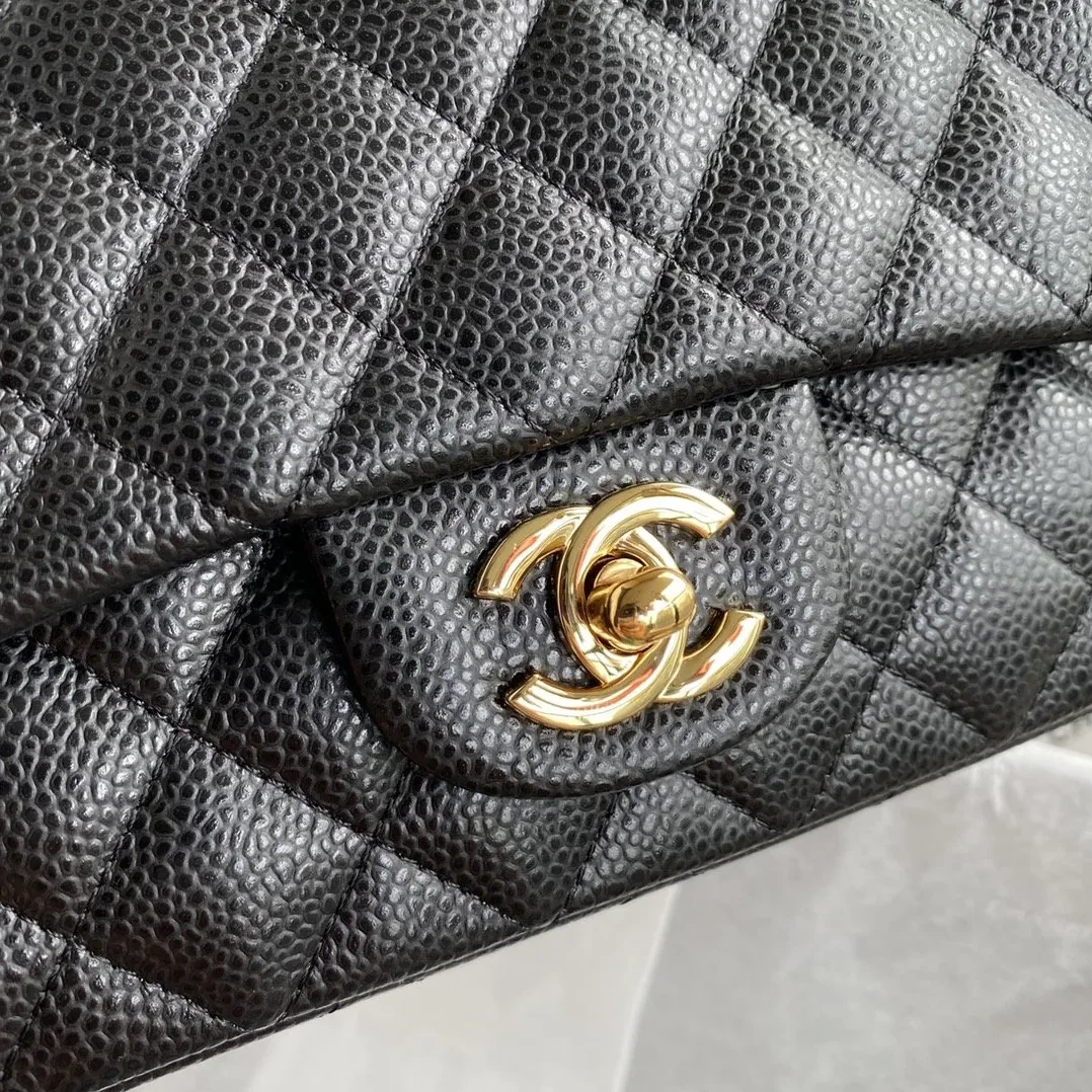 Chanel Classic Flap Bag Small Crossbody in Black Gold Hardware Chanel Classic Flap Bag Small Crossbody in Black Gold Hardware