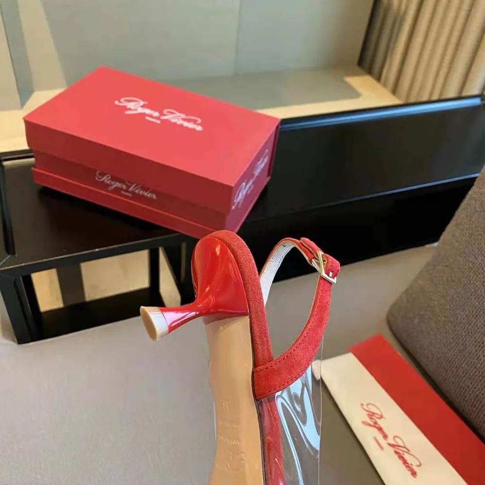 Roger Vivier I Love Vivier Slingback Pumps in PVC for Women in Red