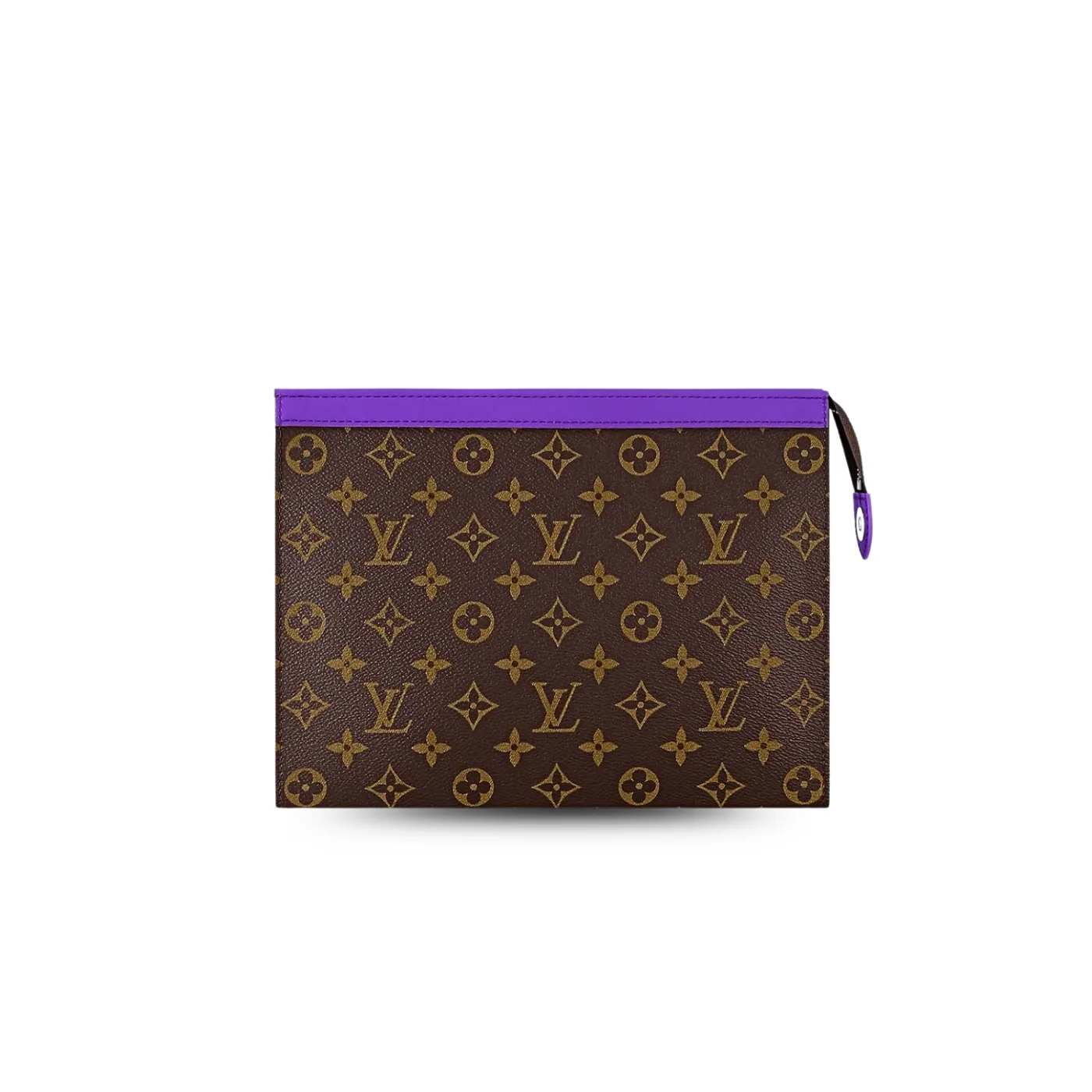 Louis Vuitton Pochette Voyage MM Pouch in Violet Silver Hardware