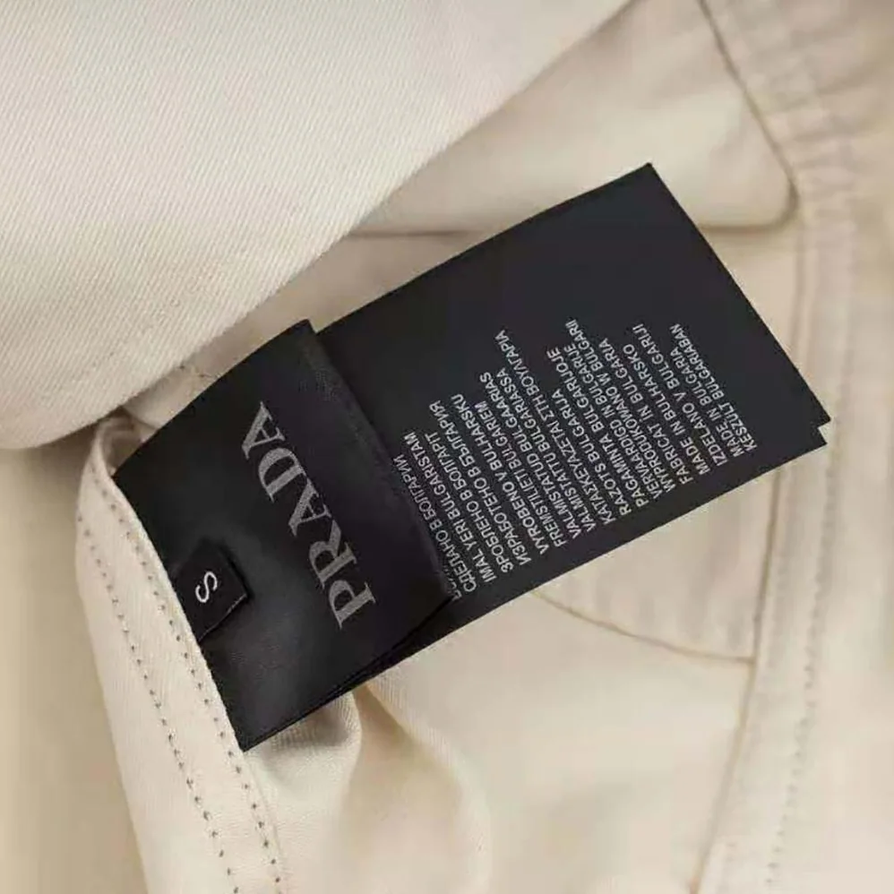 Prada Velvet Denim Blouson Jacket for Women in Beige