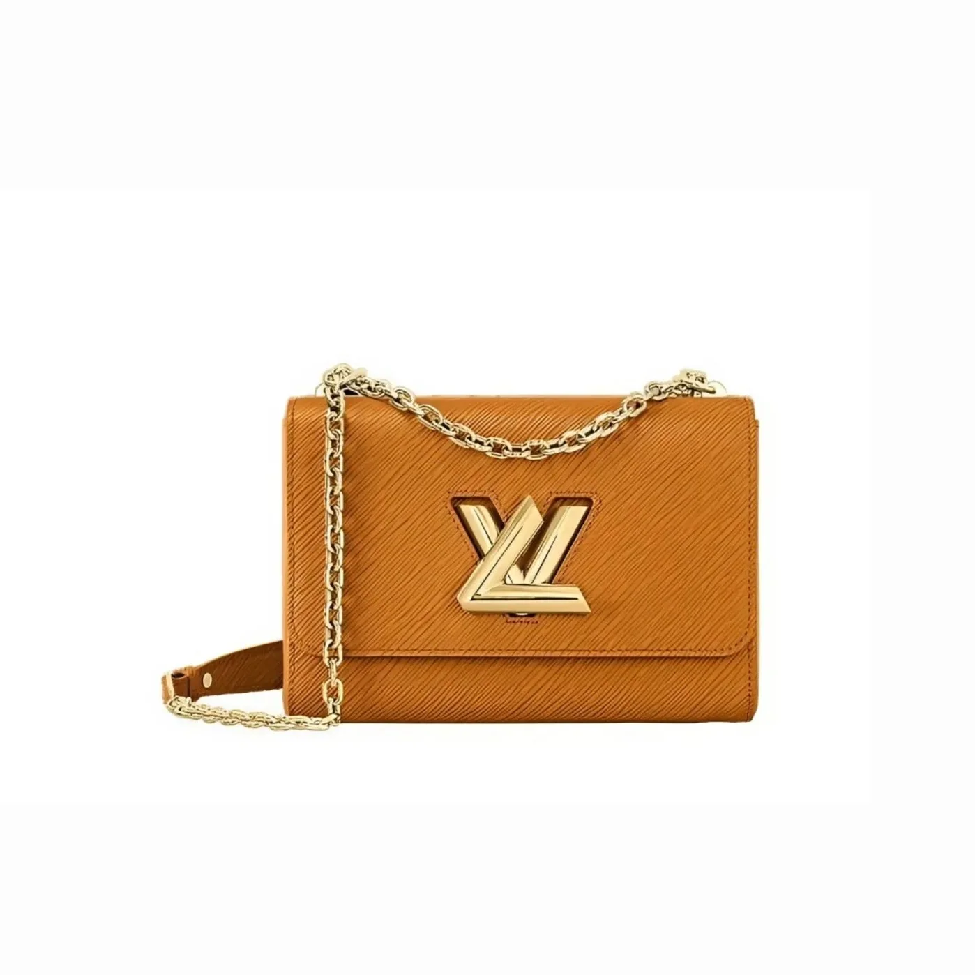 Louis Vuitton Twist MM Epi Gold Miel Brown