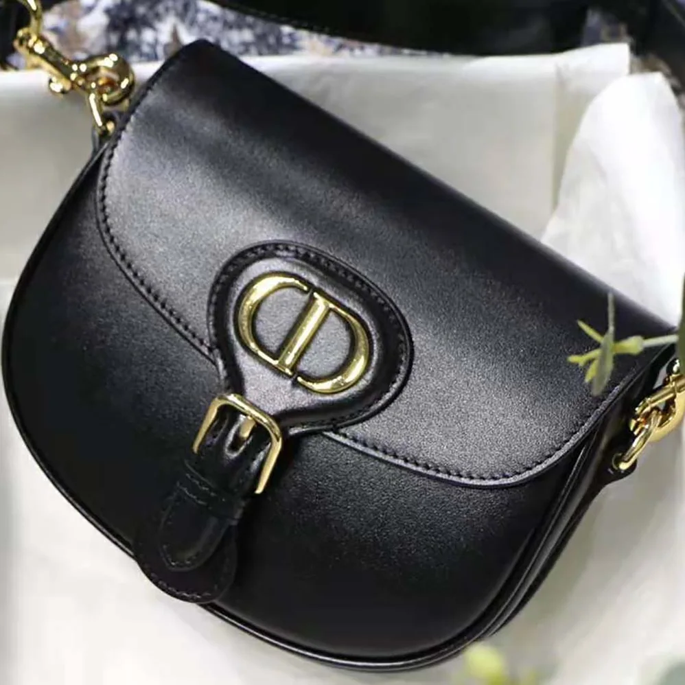 Dior Small Dior Bobby Bag Black Box Calfskin for Women Dior Small Dior Bobby Bag Black Box Calfskin for Women