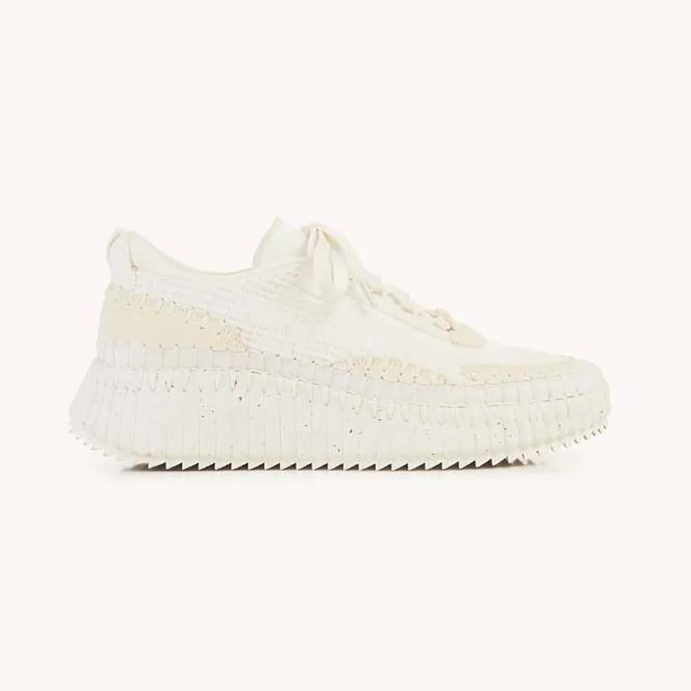Chloe Nama Sneaker for Unisex in White Chloe Nama Sneaker for Unisex in White