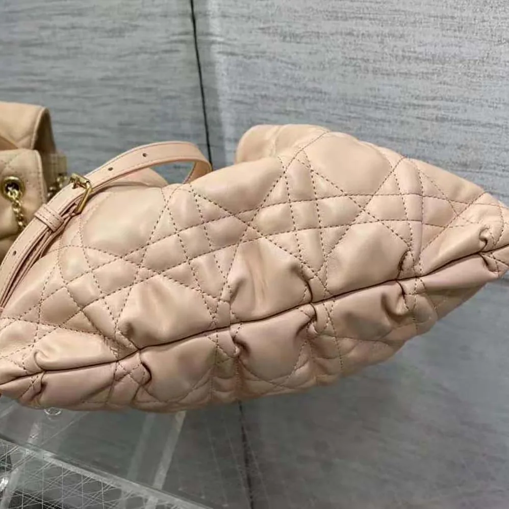 Dior Medium Dior Ammi Bag Sand Pink Supple Macrocannage Lambskin for Women Dior Medium Dior Ammi Bag Sand Pink Supple Macrocannage Lambskin for Women