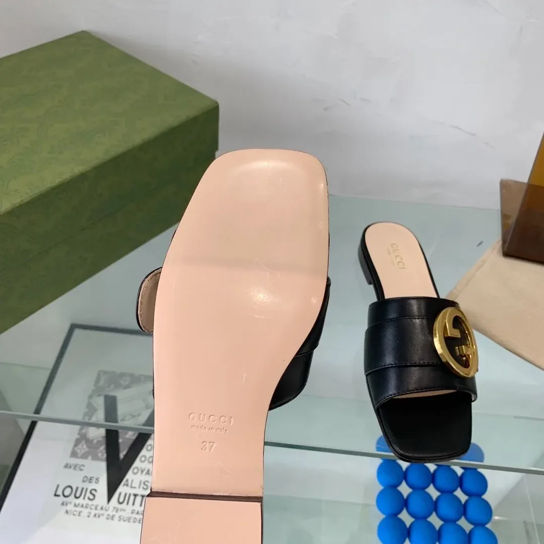 Gucci Blondie Slide Sandal Black