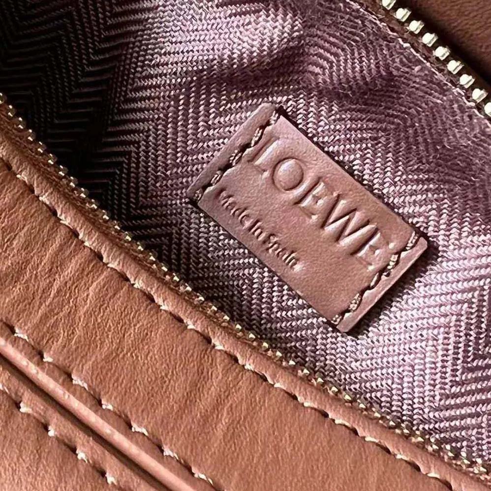Loewe Mini Puzzle Bag in Satin Calfskin for Women in Brown Loewe Mini Puzzle Bag in Satin Calfskin for Women in Brown