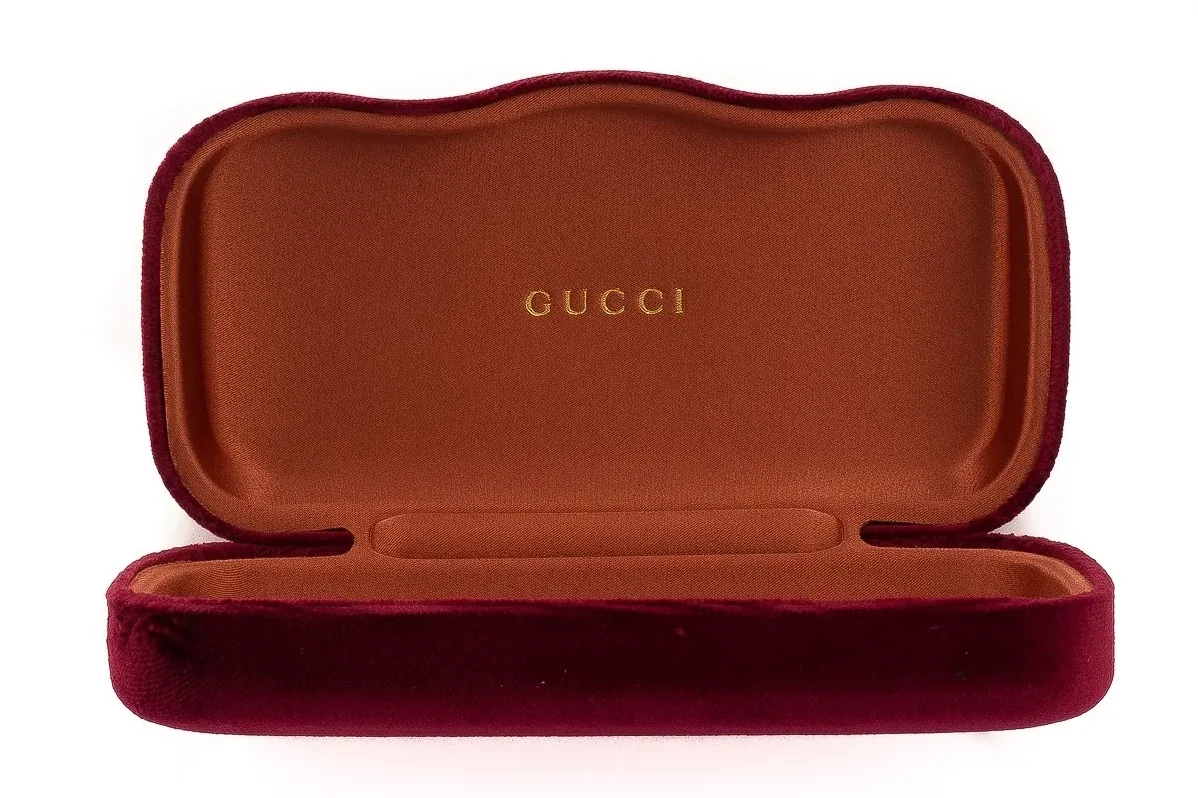 Gucci Burgundy Hard Sunglasses Case Gucci Burgundy Hard Sunglasses Case