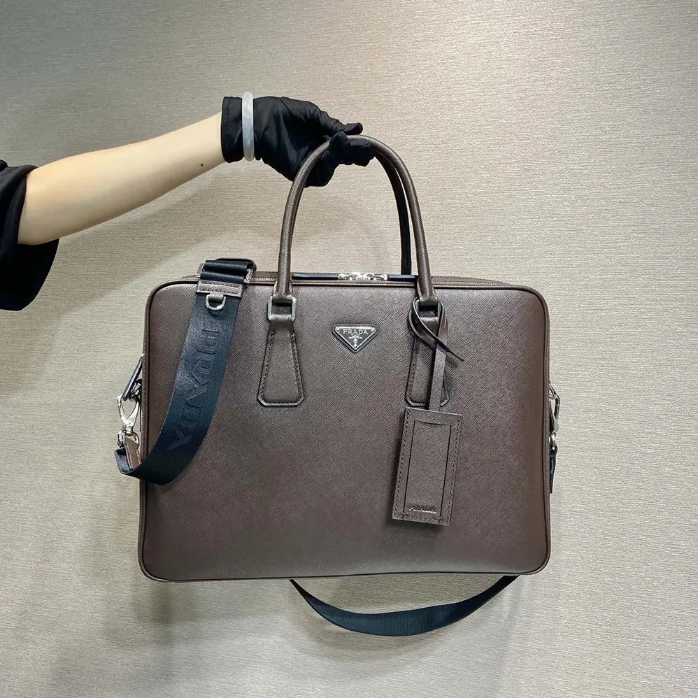 Prada Saffiano Leather Briefcase for Men Prada Saffiano Leather Briefcase for Men