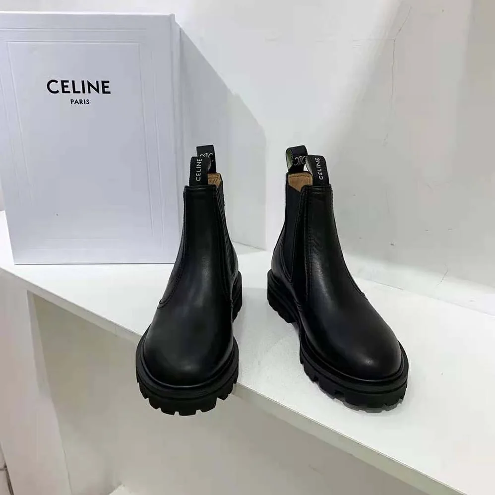 Celine Margaret Chelsea Boot in Calfskin for Women Celine Margaret Chelsea Boot in Calfskin for Women