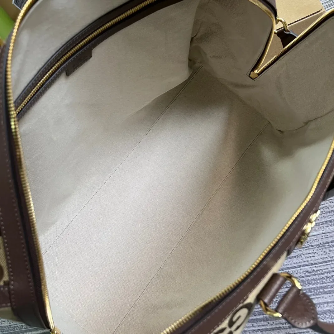 Gucci Jumbo GG Large Duffle Bag Brown /