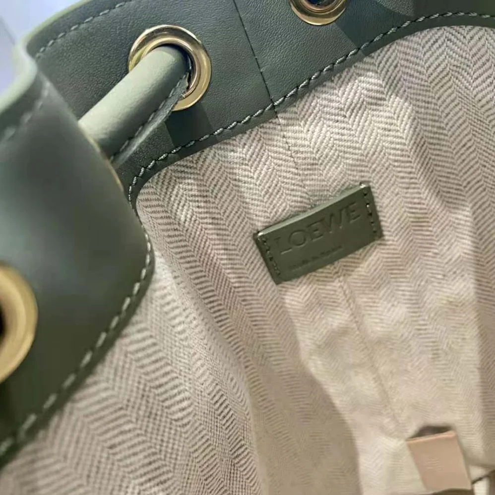 Loewe Small Sailor Bag in Nappa Calf for Women in Lime Loewe Small Sailor Bag in Nappa Calf for Women in Lime
