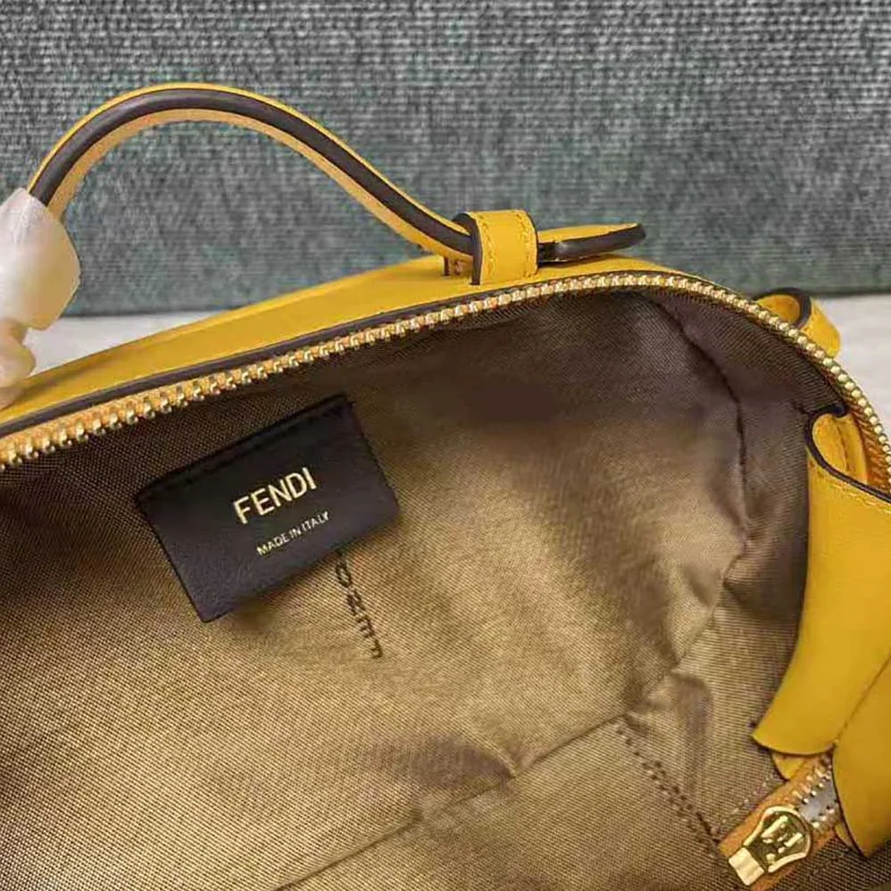 Fendi Mini Camera Case Yellow Leather and Suede Mini for Women in Bag Fendi Mini Camera Case Yellow Leather and Suede Mini for Women in Bag