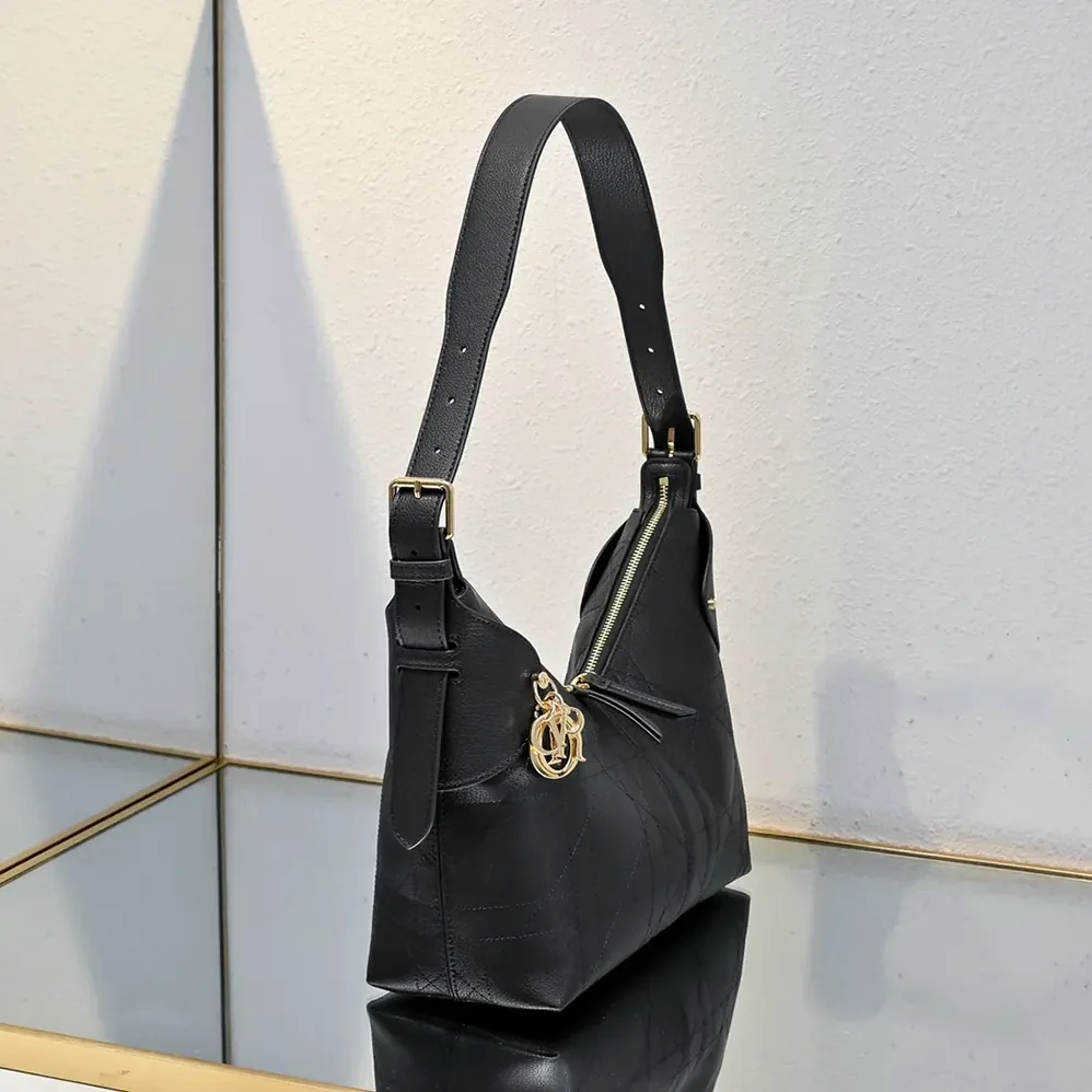 Dior Small Dior Voyage Bag Black Flat Macrocannage Grained Calfskin for Women Dior Small Dior Voyage Bag Black Flat Macrocannage Grained Calfskin for Women