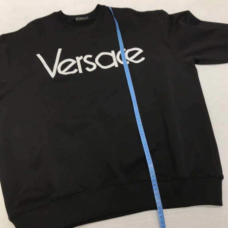 Versace Vintage Versace Logo Sweatshirt for Unisex in Black Versace Vintage Versace Logo Sweatshirt for Unisex in Black
