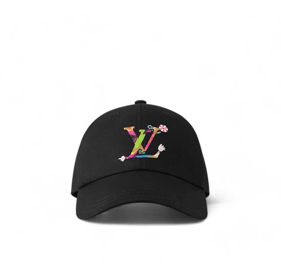 Louis Vuitton LV x TM Superflat Cap Black