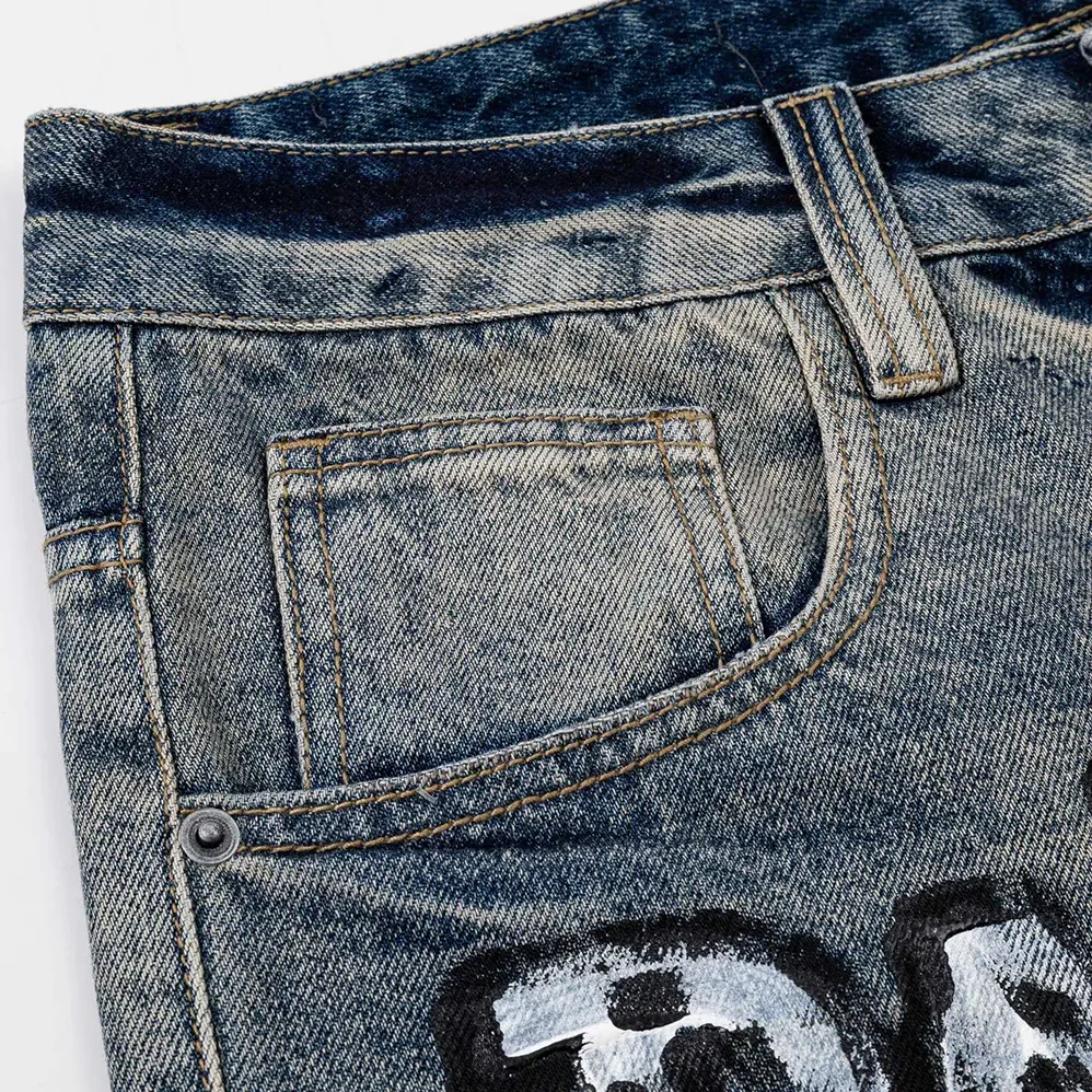 Balenciaga Relaxed Fit Pants in Blue Cotton Denim for Women Balenciaga Relaxed Fit Pants in Blue Cotton Denim for Women