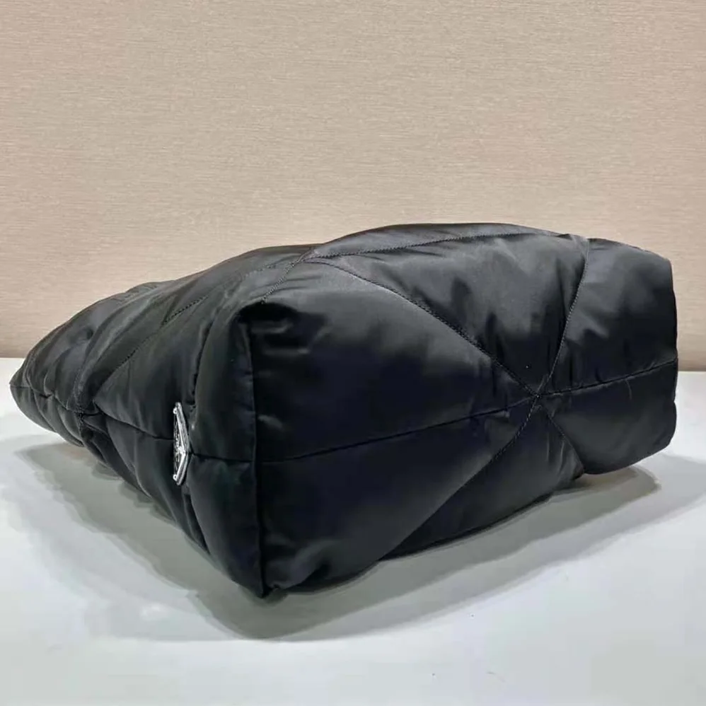 Prada Padded Re-Nylon Tote Bag for Women in Black Prada Padded Re-Nylon Tote Bag for Women in Black