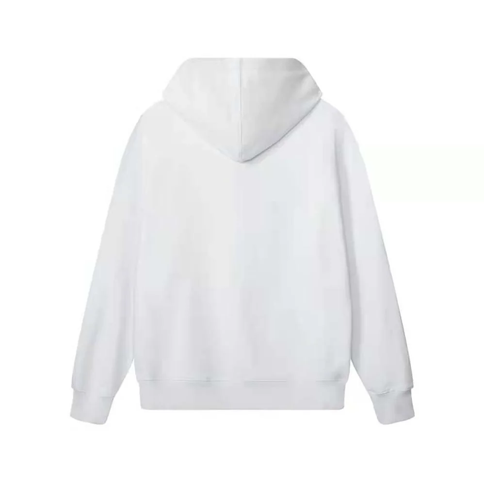 Dior Christian Dior Couture Hooded Sweatshirt White Cotton Fleece for Women