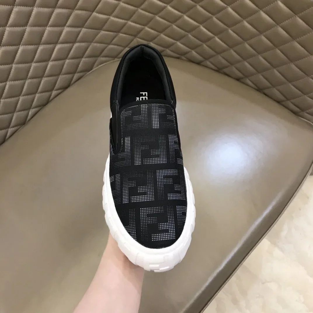 Fendi Force Slip On Sneakers Black 7E1454AD77F13RZ
