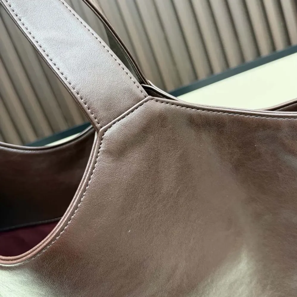 Saint Laurent YSL Icare In Smooth Leather Burgundy for Women