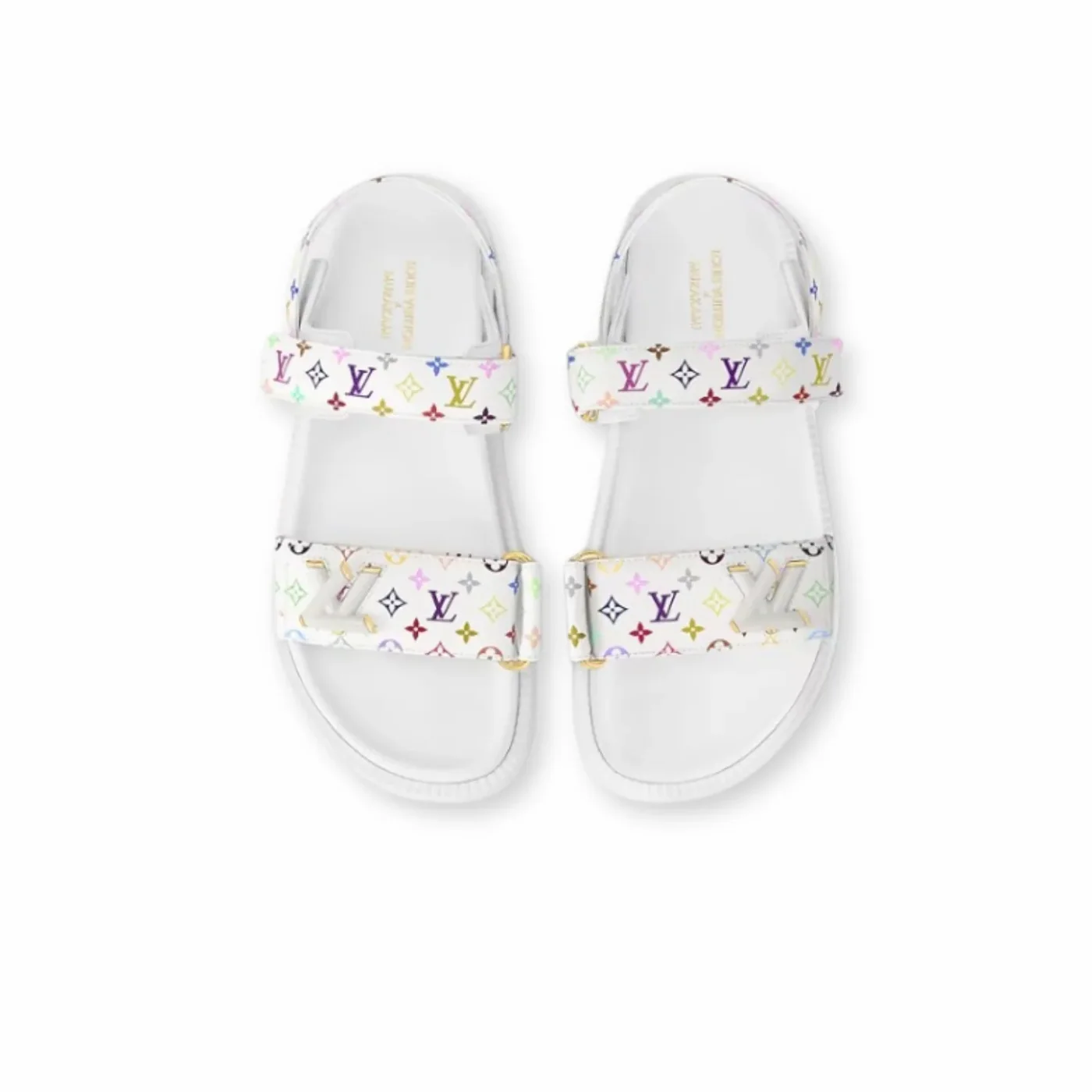 Louis Vuitton LV x TM LV Sunset Flat Comfort Sandal White 1AGXEQ