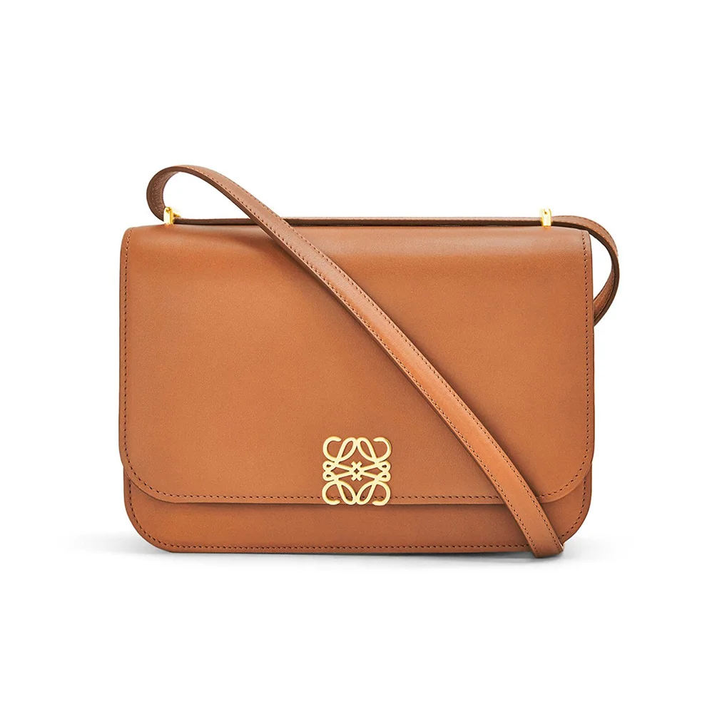 Loewe Goya Bag in Silk Calfskin for Women in Brown Loewe Goya Bag in Silk Calfskin for Women in Brown