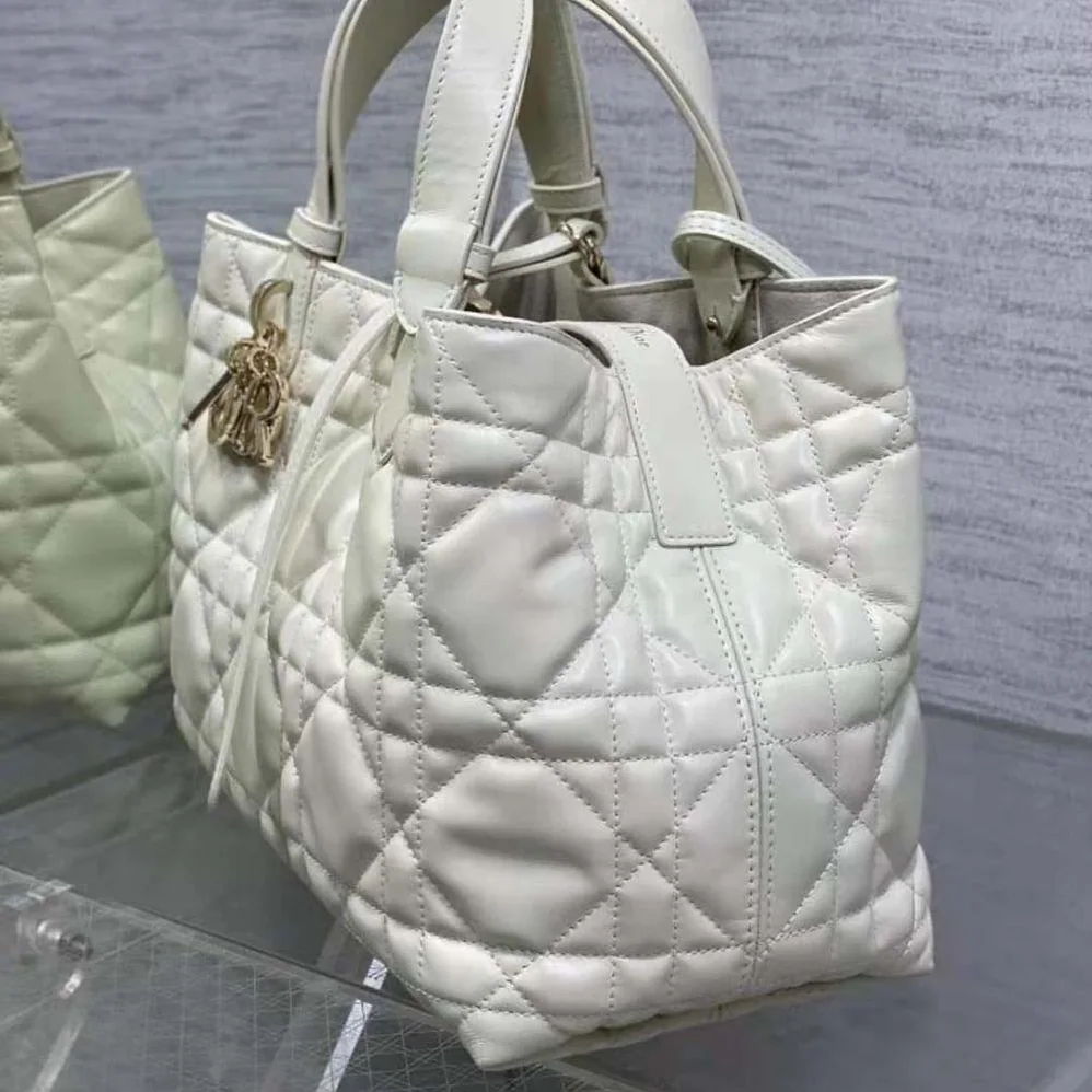 Dior Medium Dior Toujours Bag Latte Macrocannage Calfskin for Women Dior Medium Dior Toujours Bag Latte Macrocannage Calfskin for Women