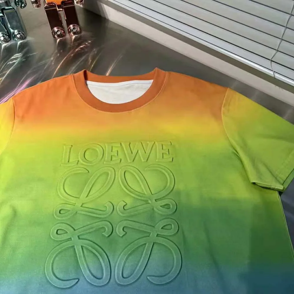 Loewe Rainbow Anagram T for Women in shirt in Cotton Loewe Rainbow Anagram T for Women in shirt in Cotton