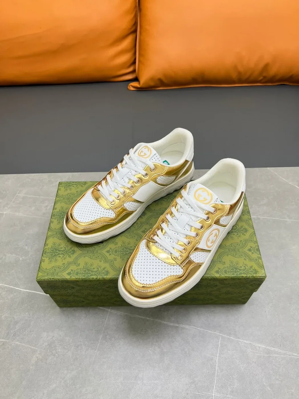 Gucci Mac80 Sneaker Gold Gucci Mac80 Sneaker Gold