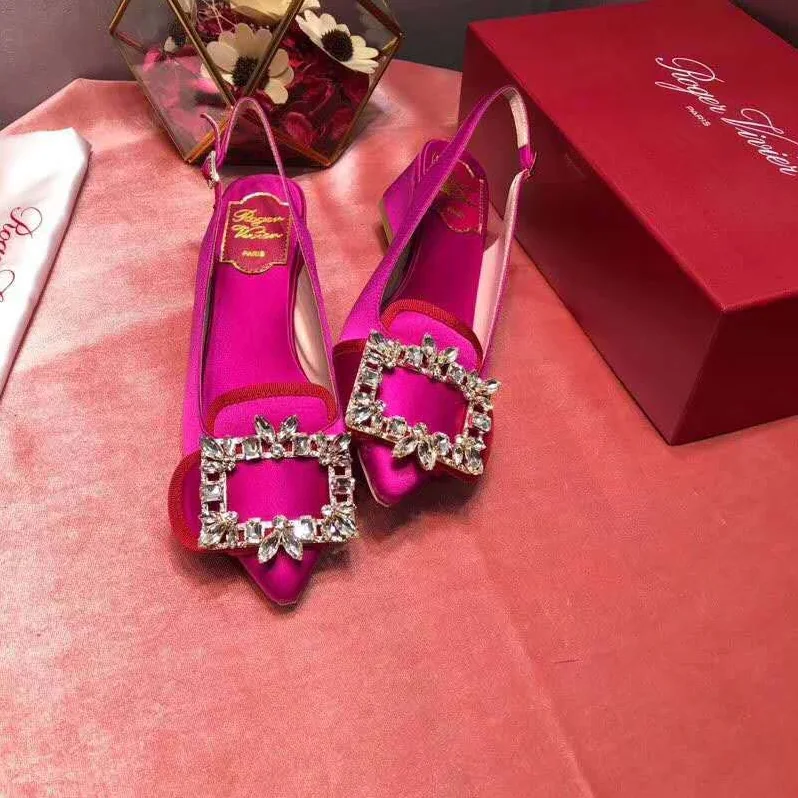 Roger Vivier Broche Vivier Sling Back Pumps 45mm Heel for Women
