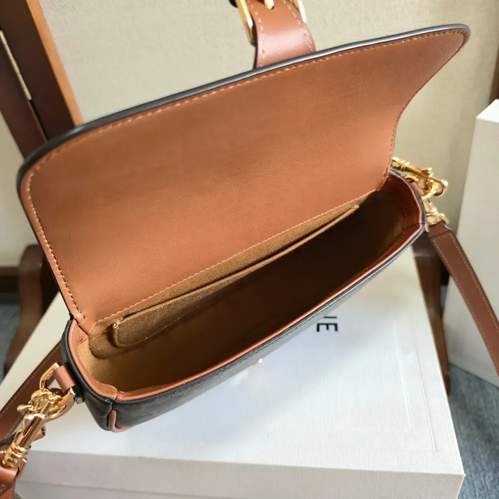 Celine Folco Shoulder Bag in Triomphe Canvas and Calfskin for Women Celine Folco Shoulder Bag in Triomphe Canvas and Calfskin for Women