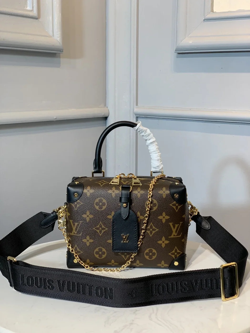 Louis Vuitton Petite Malle Souple Monogram Canvas Brown / LV