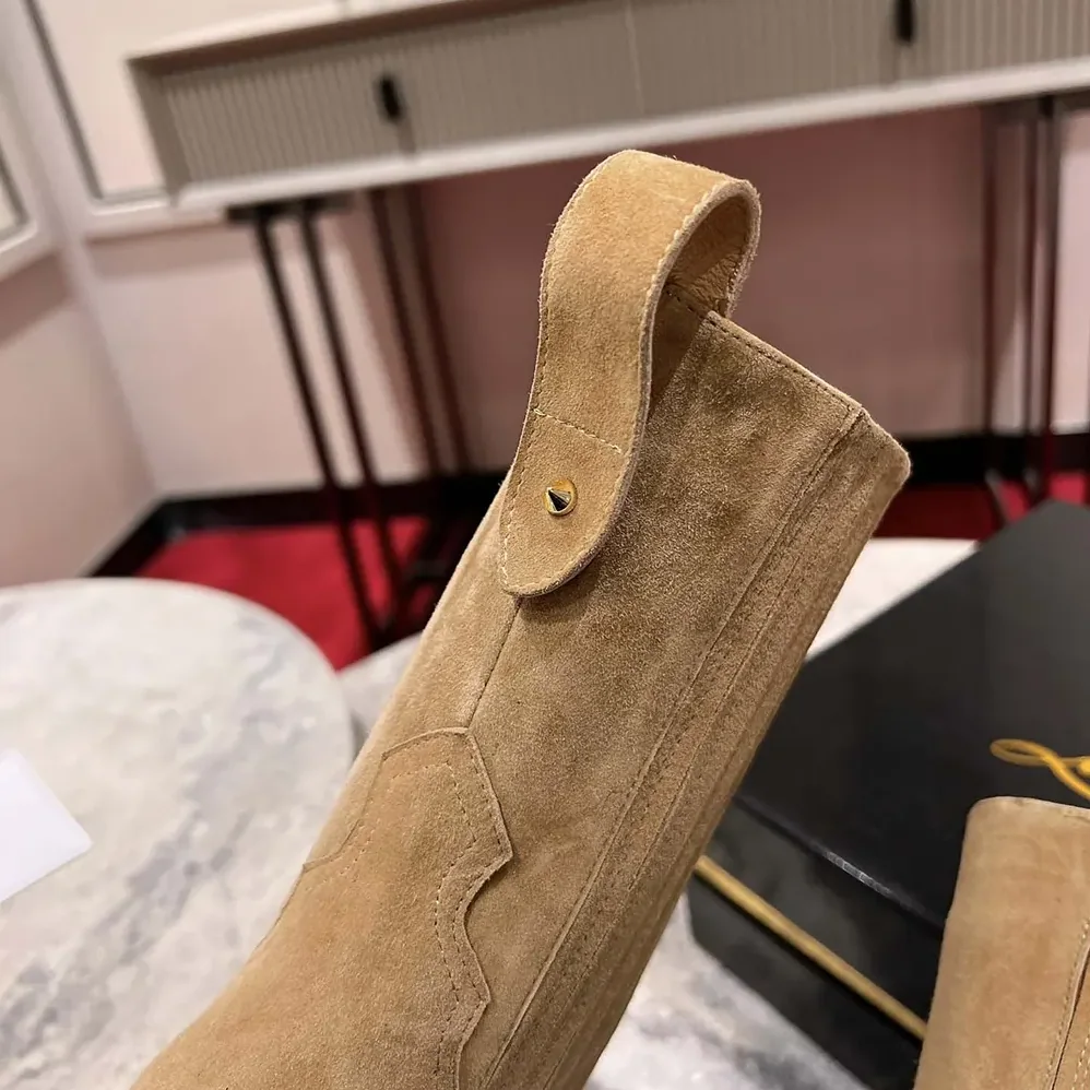 Christian Louboutin Santigag 85 mm Low Boots Veau Velours for Women