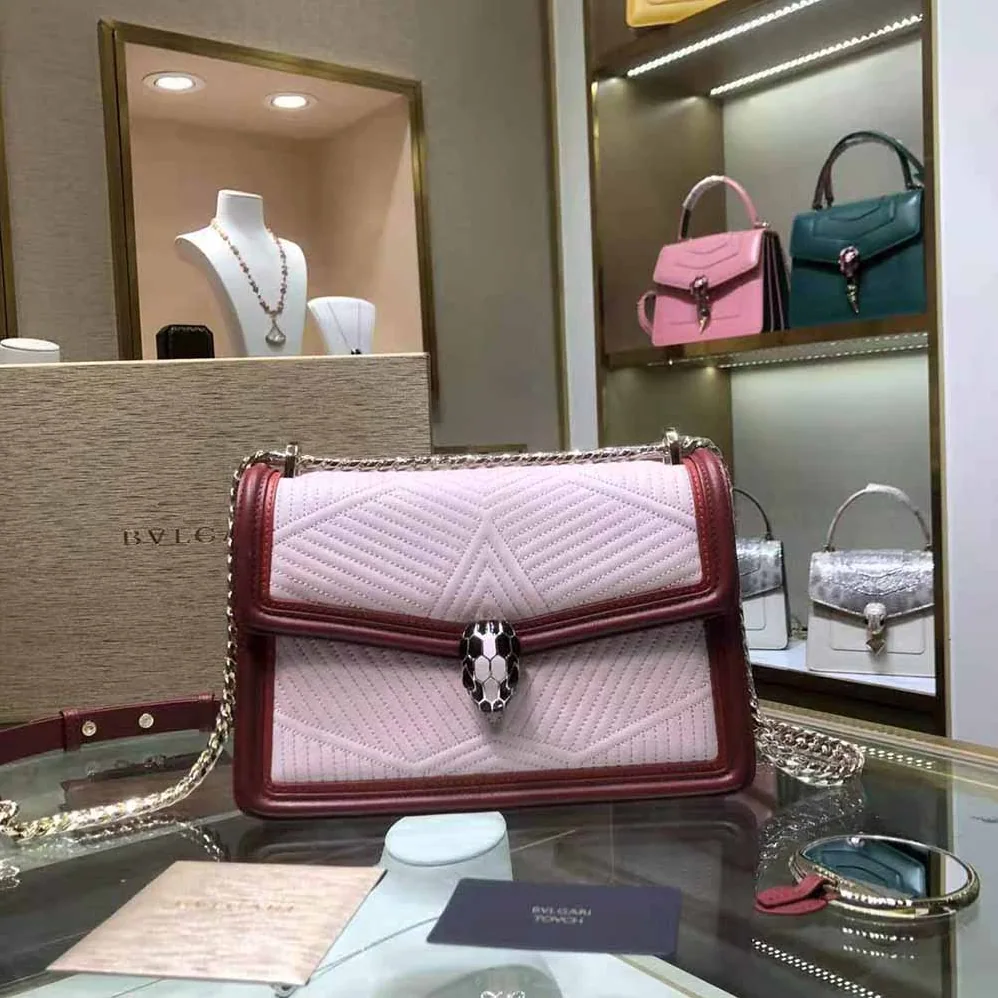 Bvlgari Serpenti Forever Shoulder Bag for Women in Pink Bvlgari Serpenti Forever Shoulder Bag for Women in Pink
